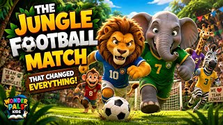 🔥 The Lion Was About to Lose… Then the Elephant Did THIS! 🦁🐘⚽ | Kids Story