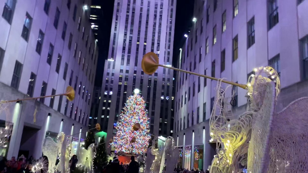 Christmas Tree at Rockefeller Center Manhattan New York 2019 part 6