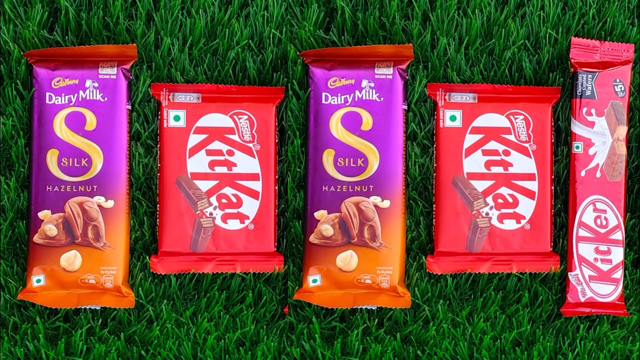 asmr​Satisfying Video Unboxing GIANT KitKat Candy with Yummy Sweets Cutting ASMR