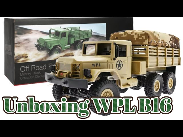 Unboxing the WPL B16 RTR (newest version) - YouTube