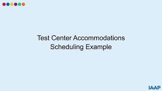 Pearson Test Center Accommodations and Scheduling | IAAP Professional Certification Simplified