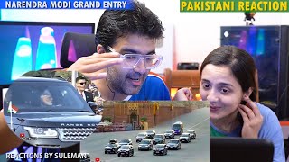 Pakistani Couple Reacts To नरेंद्र मोदी के ग्रैंड एंट्री। | Grand Entry Of Narendra Modi | KGF Style