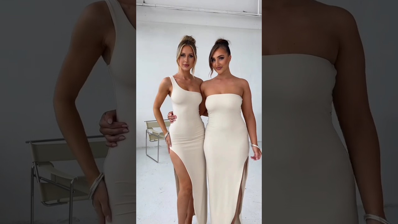 Sleeveless💖 | White🤍 Prom Fall Dress 