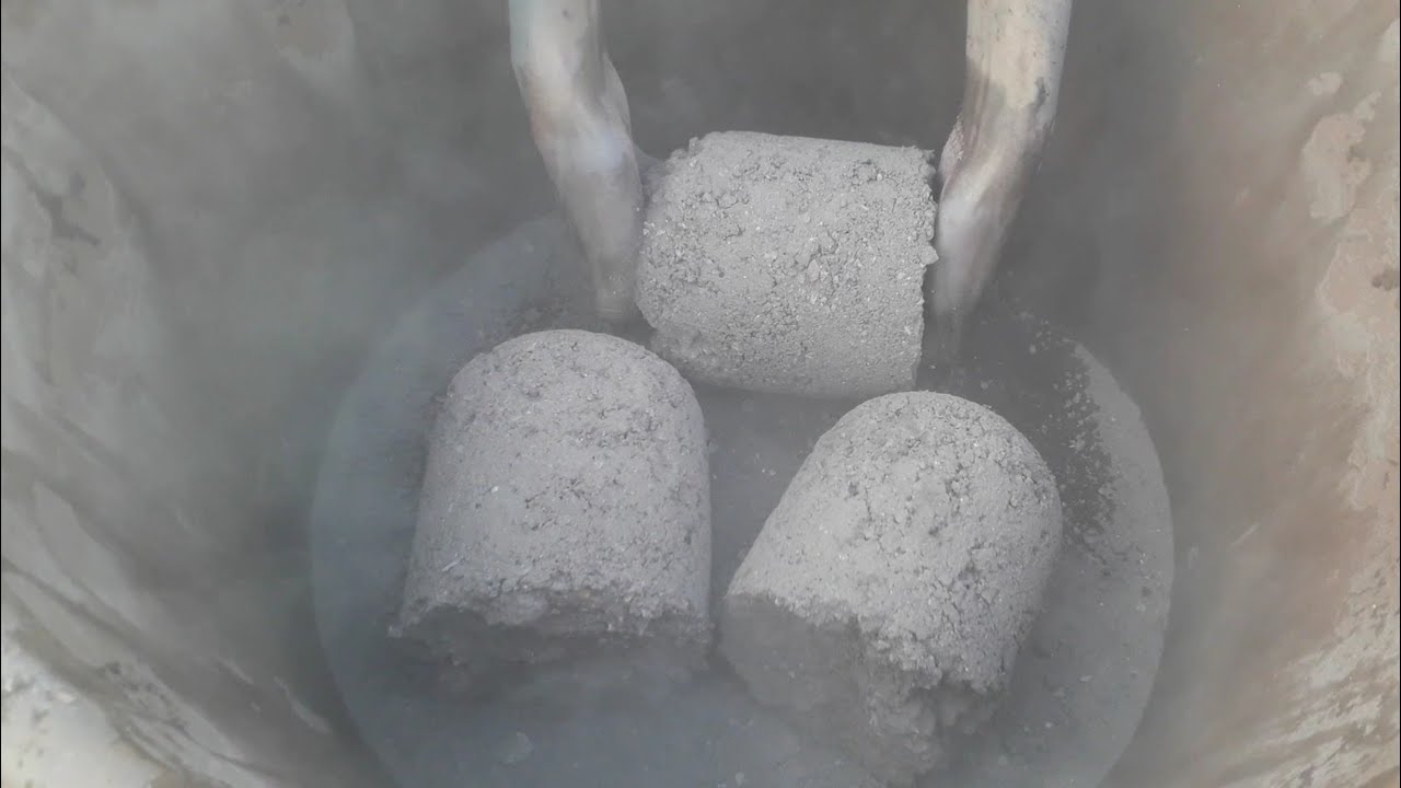 New Dustiest video ever🥁🤤📸red brown dirt Gritty cylindrical shapes dry+wet crumbling ASMR video 💦🔥🥹