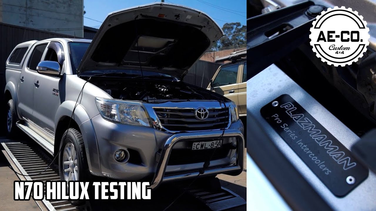 Plazmaman N70 Hilux Intercooler testing YouTube