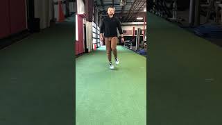 Side to Side Single Leg Pogo Jumps