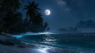 Ocean Waves For Sleep | Relaxing Night Beach Waves And Deep Sleep Sounds For Insomnia Relief