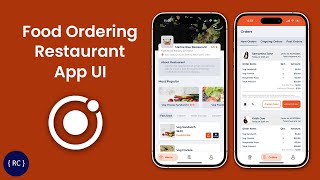 Food Ordering App UI in Ionic | Restaurant App