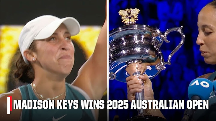 MADISON KEYS STUNS ARYNA SABALENKA TO WIN HER FIRST MAJOR TITLE 🏆 | 2025 Australian Open