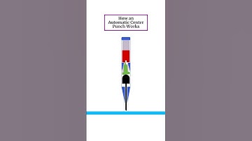 How a Center Punch Tool Works [Loop] #Shorts