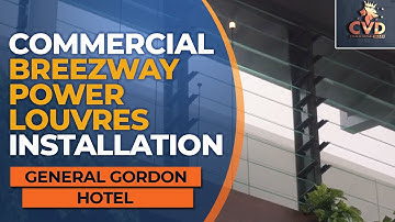 Breezway Commercial Power Louvres Installation , Chris Van Dijk