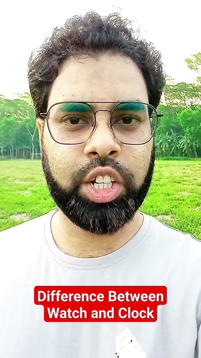 difference-between-watch-and-clock-youtubeshorts-spokenenglish