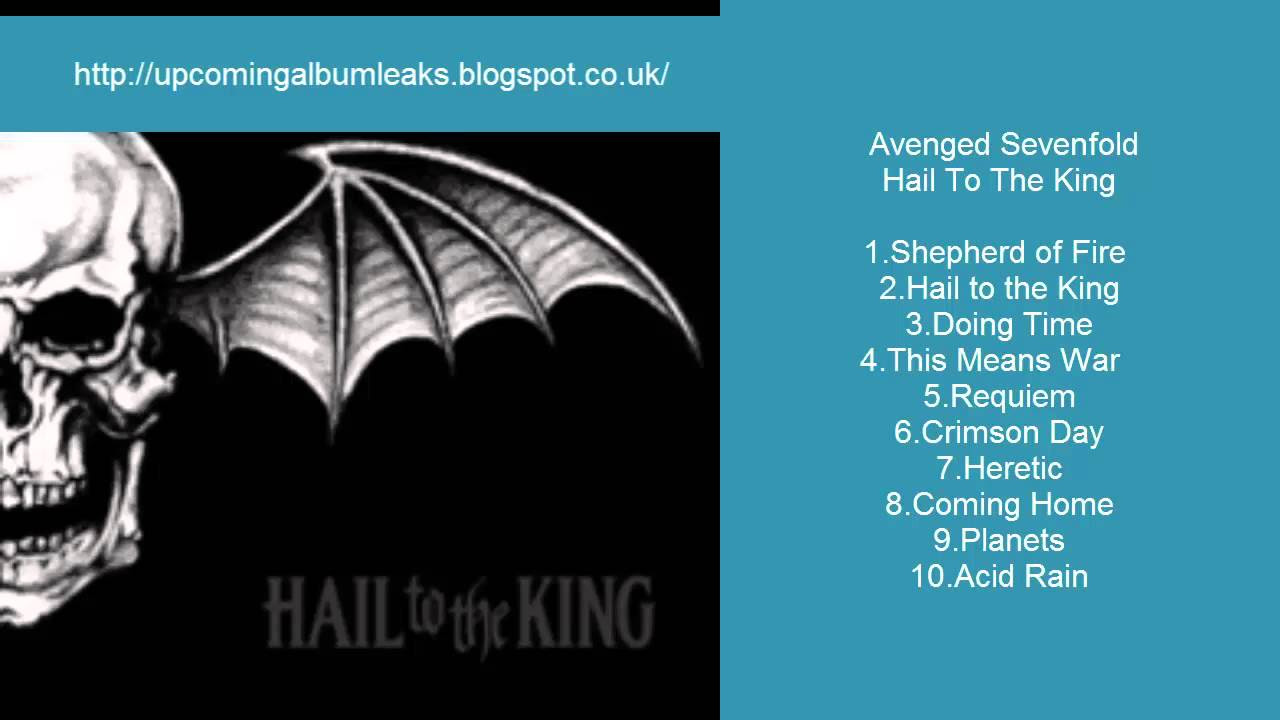 [NEW RELEASE]Avenged Sevenfold Hail To The King[MP3 DOWNLOAD]