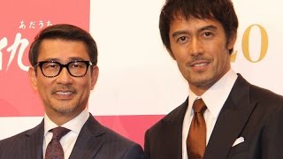 中井貴一と阿部寛　殺陣を語る　映画｢柘榴坂の仇討｣完成報告会見(2)