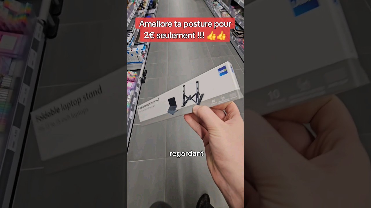 Je teste un support pour PC portable #essai #teste #test #magasinaction #action