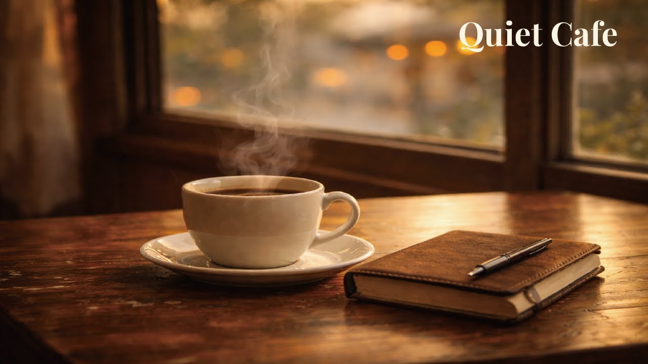 Quiet Cafe Background Music ☕ Warm & Calm Instrumental for Work, Study, Relax