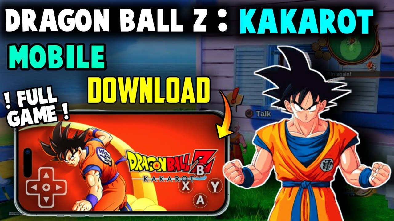 how to Download Dragon Ball Z Games for android apk obb High Compressed 