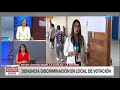 Personera del APRA discrimina a joven y le quiso impedir votar por usar short