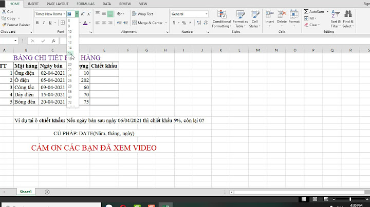 So sánh giá trị ngày tháng trong excel