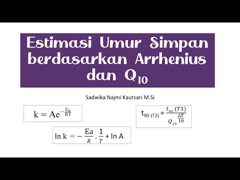 Video: Berapakah konstanta Arrhenius?