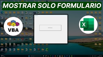 Oculta Todo Excel y Muestra Solo tu Formulario en VBA 🔥 | Truco Profesional