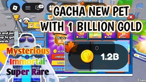 I Gacha Many Egg To Collect Mysterious, Immortal, & Super Rare Pet On Roblox!! 