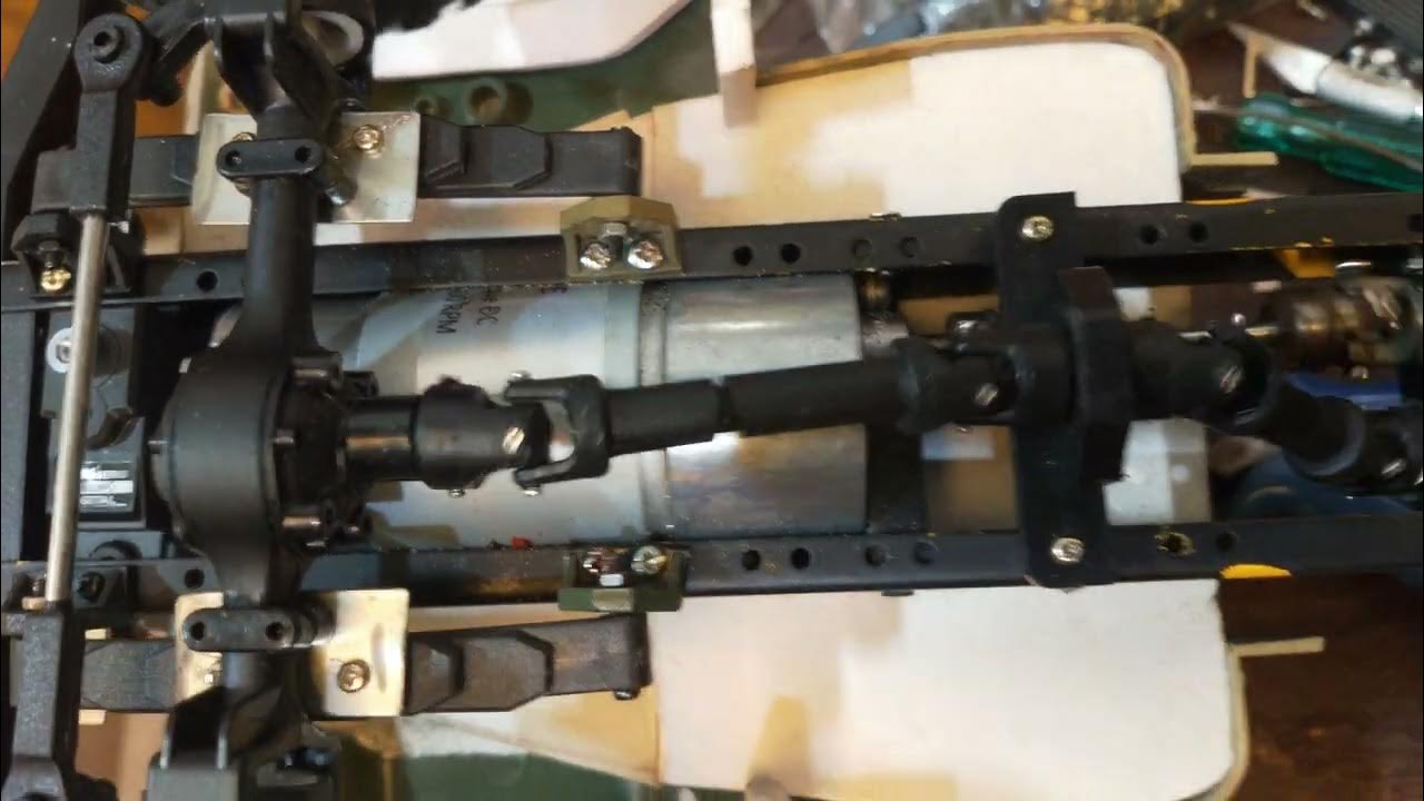 Homemade 6x6 drivetrain on Kraz 255. YouTube