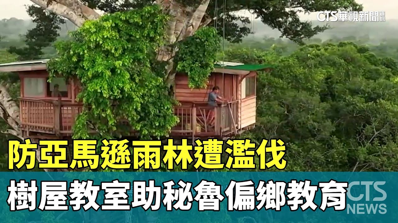 防亞馬遜雨林遭濫伐「樹屋教室」助秘魯偏鄉教育- 華視新聞網