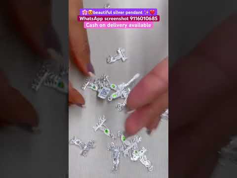 🥰💫beautiful silver pendant 💎✨#youtubeshorts #viaralshort