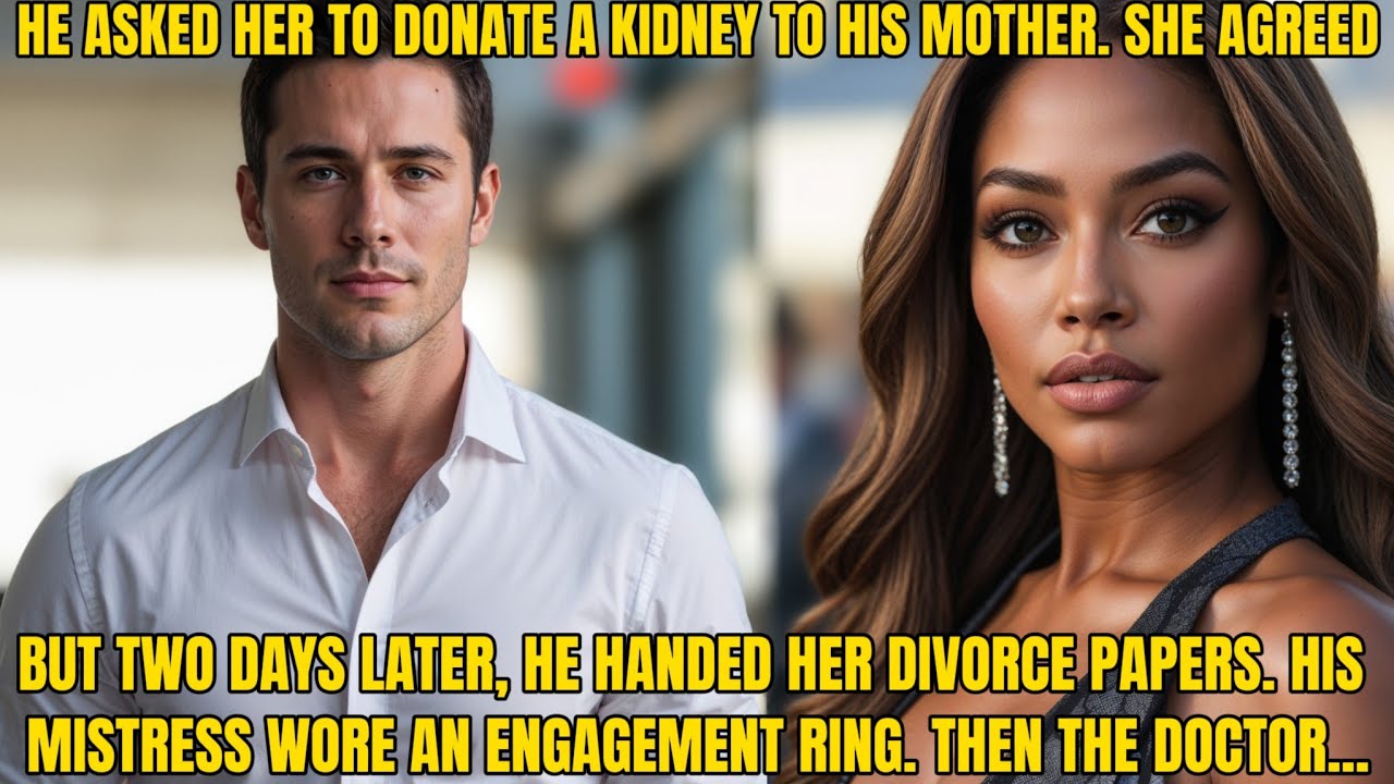 “Her Billionaire Husband Asked Her To Donate A Kidney. She Agreed—Then He Served Divorce Papers”
