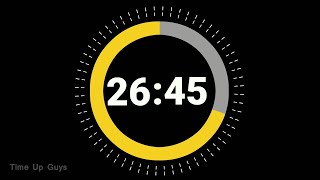 26 Minute 45 Second Timer Countdown 🔔 || Study Time || Deep Focus || Pomodoro Timer