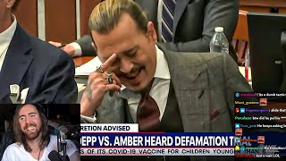 Johnny Depp breaks down laughing at bizarre \\
