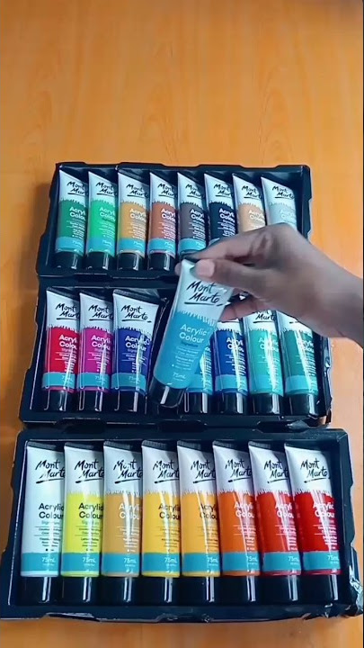 Mont Marte - Acrylic Paint set 36pc. (Unboxing and Review)🎨🖌 