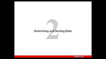 02 - Oracle Database - Restricting and Sorting Data (Where Condition) - شرح قواعد البيانات