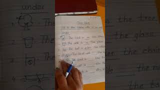 U.k.g English Fill In The Blanks With In,On And Under Answer The Questions
