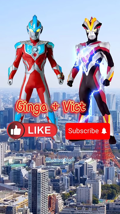 Ultraman Ginga Fusion Dengan Victory Jadi GingaVictory 🔥 #kartun #animasi #ultraman