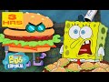 Bob Esponja | La MÁS GRANDE recopilación de Cangreburgers de Bob Esponja | Tres Horas | Bob Esponja