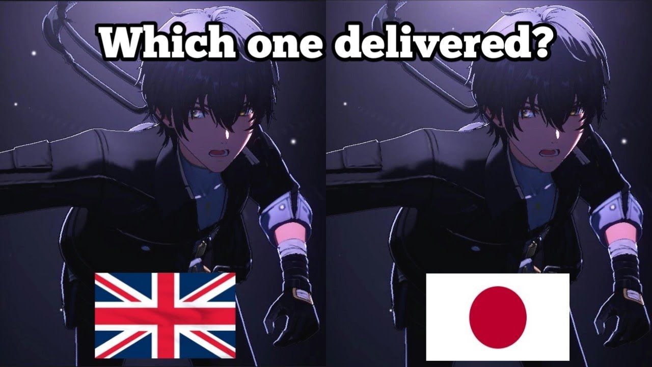 Сравнение робота Rover, отчаянно пытающегося спасти Эймит [EN vs JP] | Грозовые волны 3.1