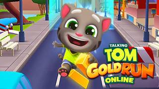 تحدي الجري اللانهائي في لعبة Talking Tom Gold Run. رقم قياسي جديد: 97,000 screenshot 1