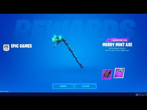 New How To Redeem Minty Axe In Fortnite Chapter 2 For Free Minty Axe Fortnite Chapter 2 Youtube