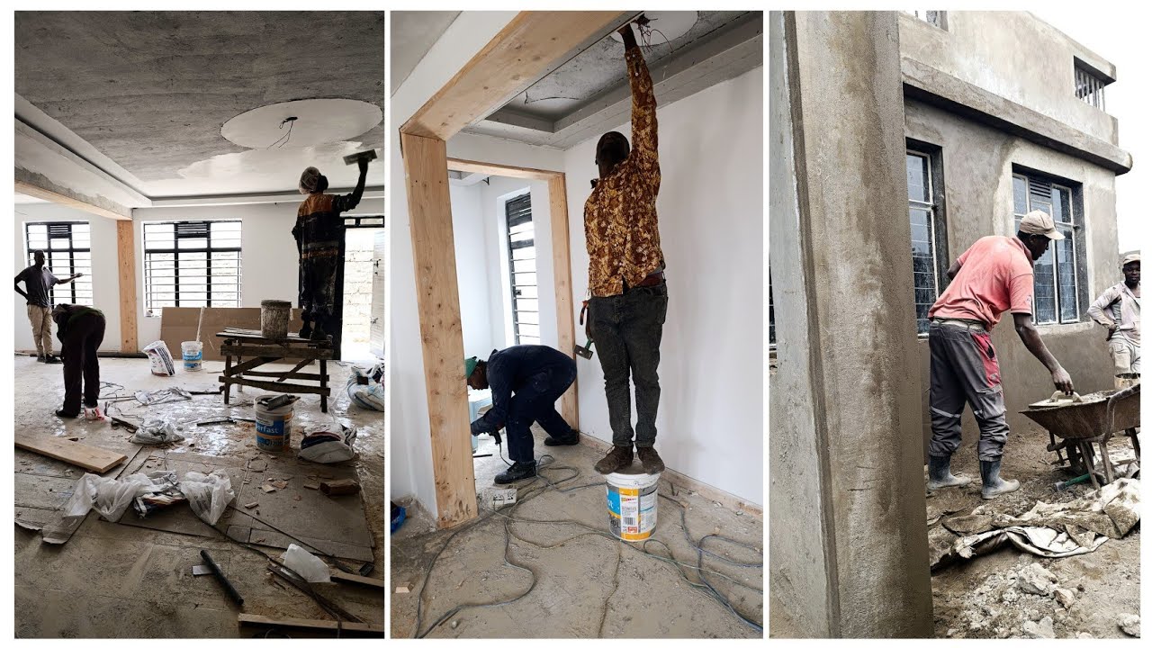 PLASTERING//WIRING &GYPSUM//DREAM HOME PROGRESS 