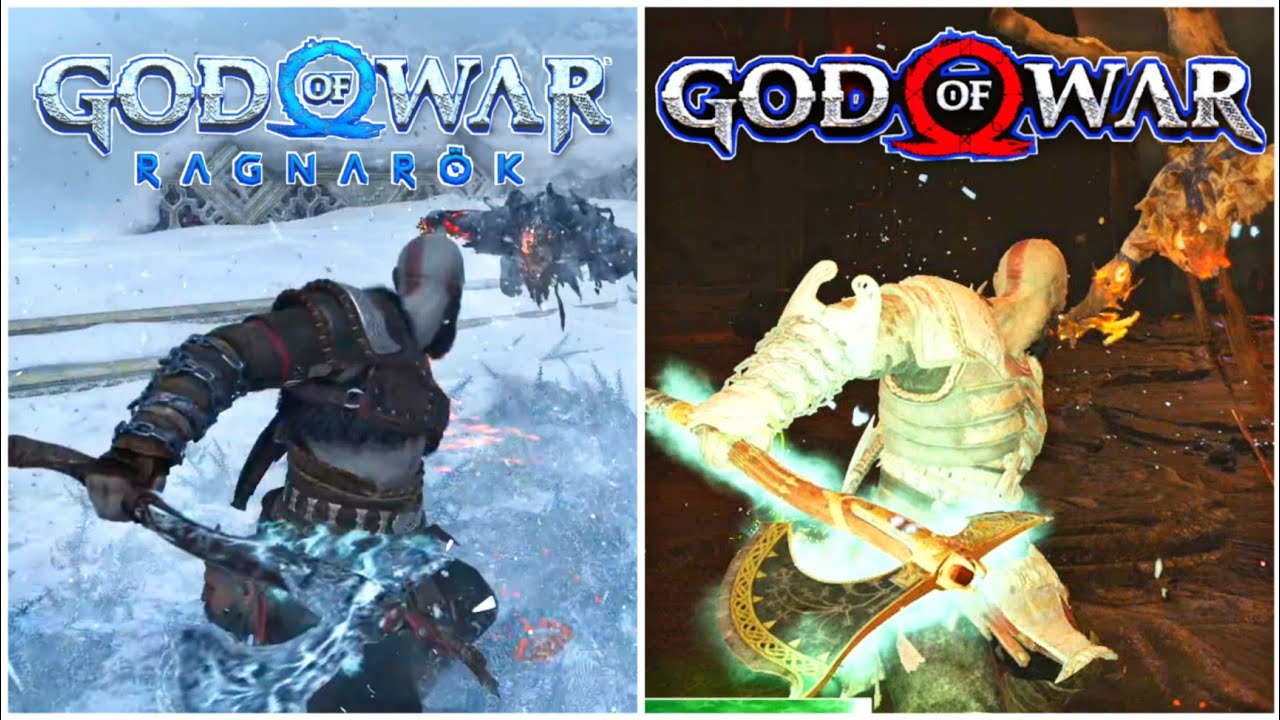 Linking God of War Ragnarok Combos To God of War 4 YouTube
