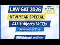LAW GAT 2026 New Year Special | All Subjects Most Repeated MCQs | RehanaLegalPrep”