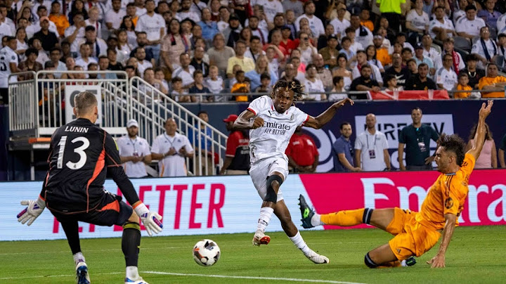Gol CHUKWUEZE, ma MATTIA LIBERALI è il CALCIO❤️🖤|Real Madrid Milan 0-1