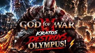 GOD OF WAR III FULL MOVIE | KRATOS DESTROYS OLYMPUS! 🩸⚡
