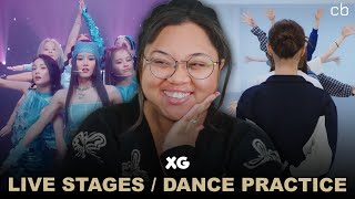 XG - Shooting Star & Left Right Live Stages and Dance Practice | Reaction