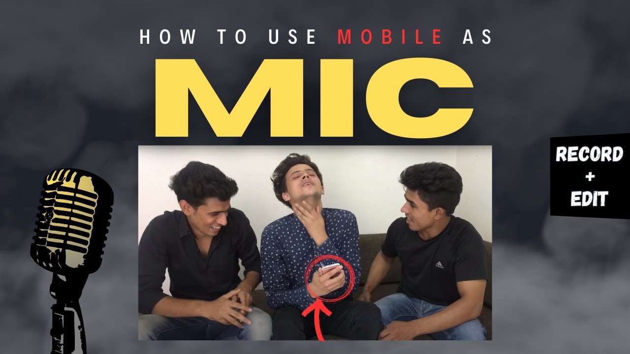 How To Use Mobile As Mic Like PRO 😱 YouTube