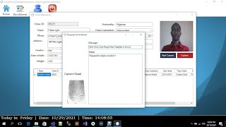 Biometric Fingerprint Crime Record Management System in C# Source Code