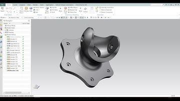 Siemens Nx CAD Basic Extrude and revolve tutorial in NX simens