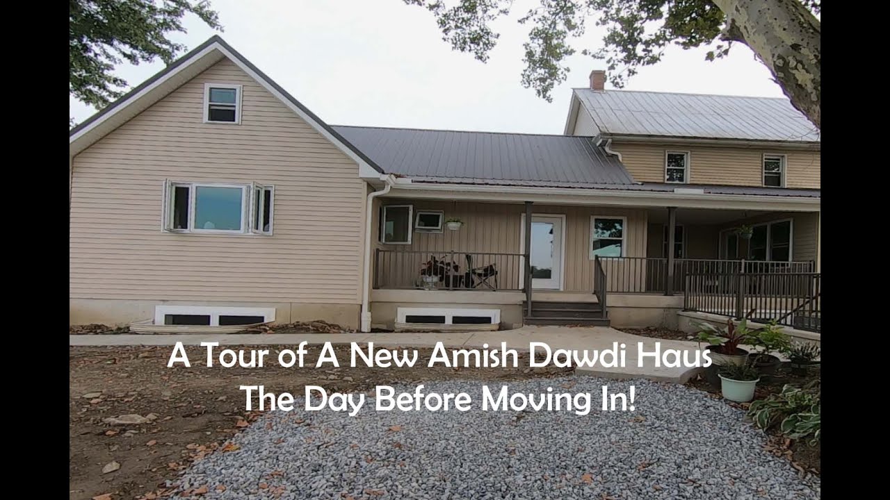 A Tour Of A New Amish Dawdi Haus in Lancaster County, PA YouTube